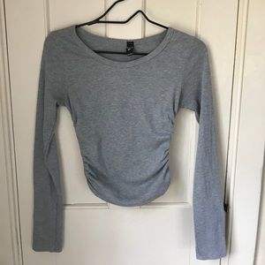 Long sleeve crop top